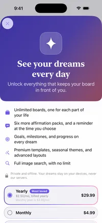 Wishframe Premium plans